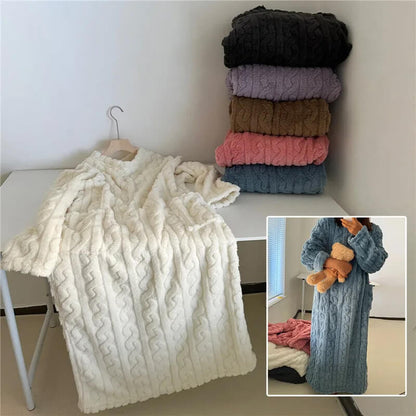 Women's Coral Fleece Lounge Dress