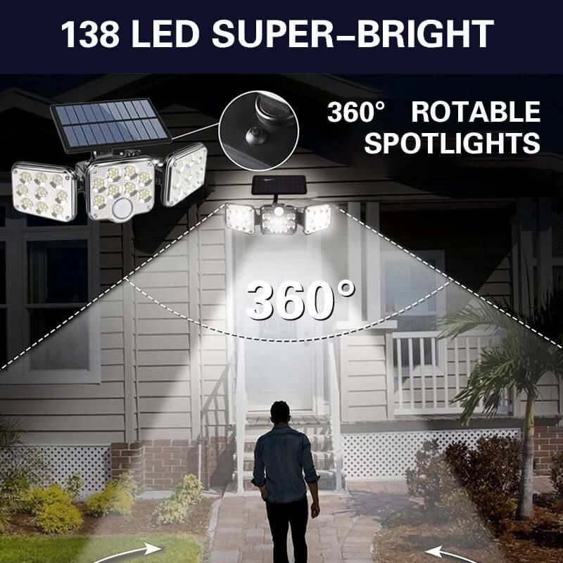 💥50% OFF TODAY ONLY⏰HURRY!🔥Triple LED Solar Wall Light