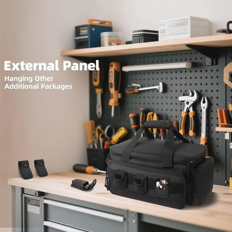🧰 50% OFF NOW! 🔧 4-Inch Heavy-Duty Canvas Tool Bag – Durable Fabric, Multiple Pockets & Perfect for Tool Organization 🛠️