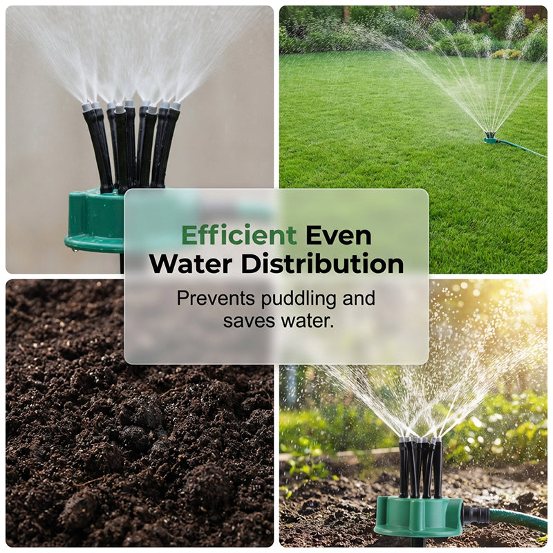 ⏳360° Rotating Lawn Sprinkler--Not just for the lawn: perfect summer fun for your kids! ☀️🏃‍♂️