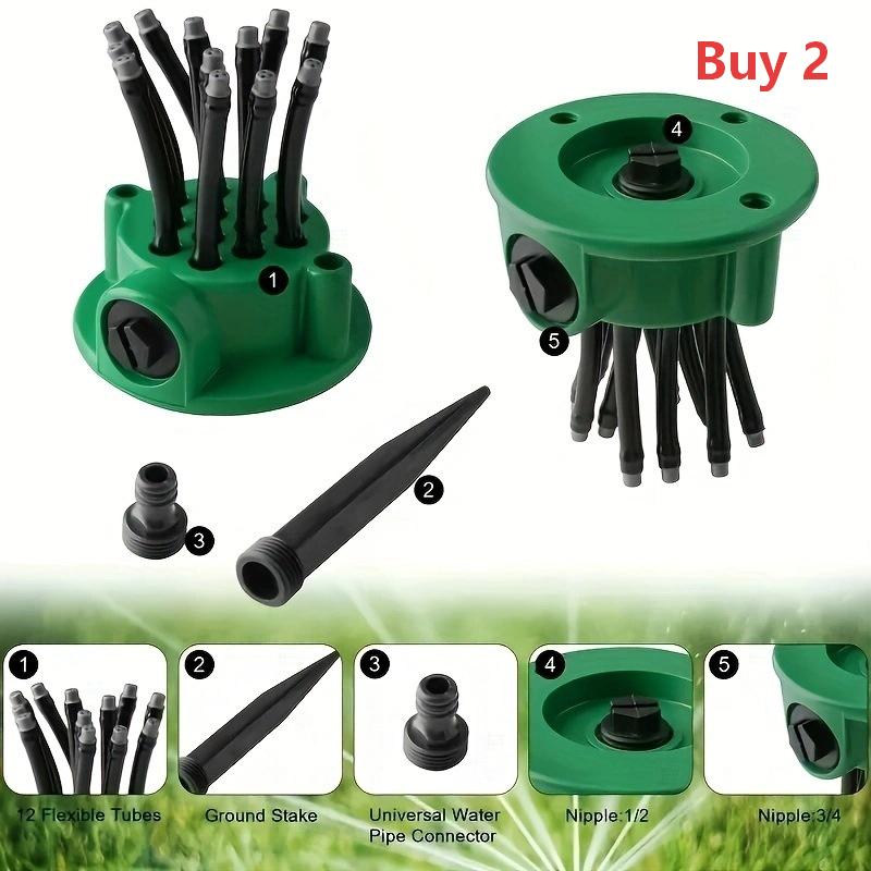 ⏳360° Rotating Lawn Sprinkler--Not just for the lawn: perfect summer fun for your kids! ☀️🏃‍♂️