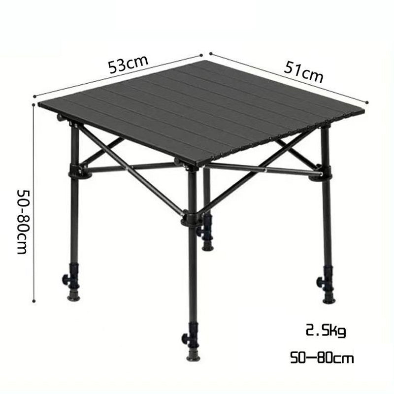 Portable Folding Camping Table with Storage Bag