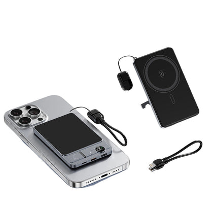 22.5W power bank – magnetic, slim, charges 3 devices at once!
