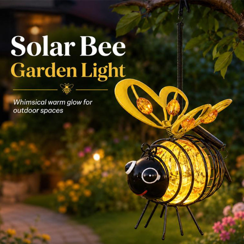 ⏰50% OFF!🔥50K+ SOLD! Solar-Powered Hanging Bee Light🐝