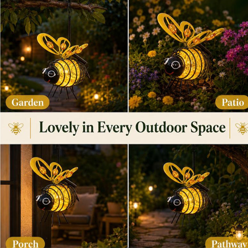 ⏰50% OFF!🔥50K+ SOLD! Solar-Powered Hanging Bee Light🐝