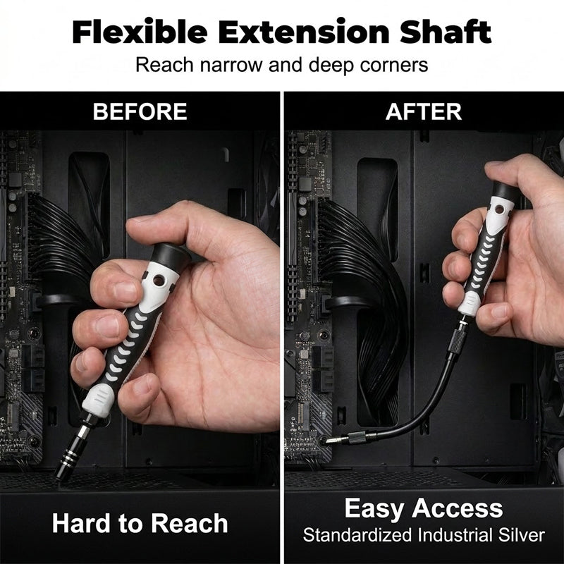 130-in-1 Magnetic Precision Screwdriver Set with Portable Storage Case
