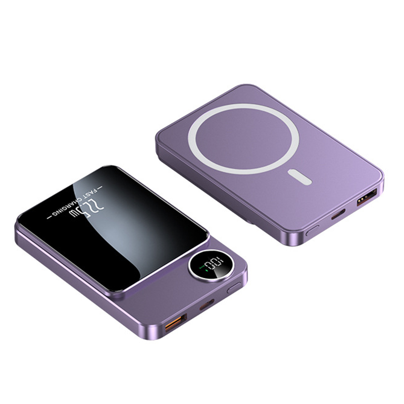 22.5W power bank – magnetic, slim, charges 3 devices at once!