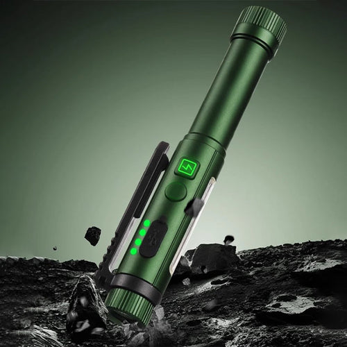 Magnetic Pen Light – 600LM Tactical Flashlight with Clip & Multi-Mode Lighting