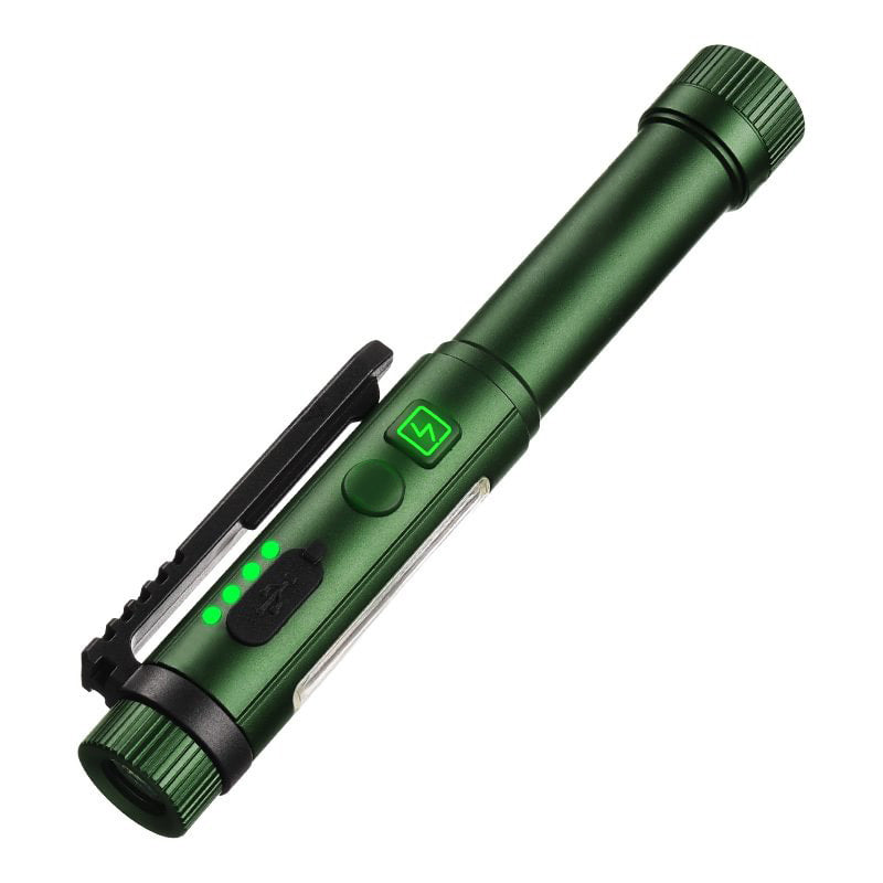 Magnetic Pen Light – 600LM Tactical Flashlight with Clip & Multi-Mode Lighting
