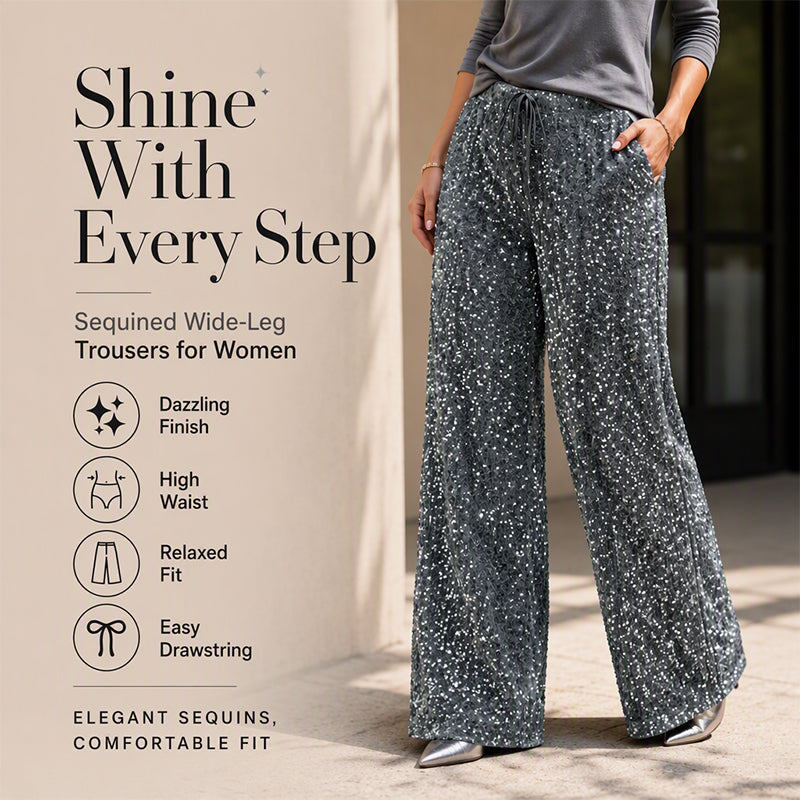 🛍️🔥Last Day Special Price £23.99!!👖Women's Elastic Waist Straight-Leg Pants