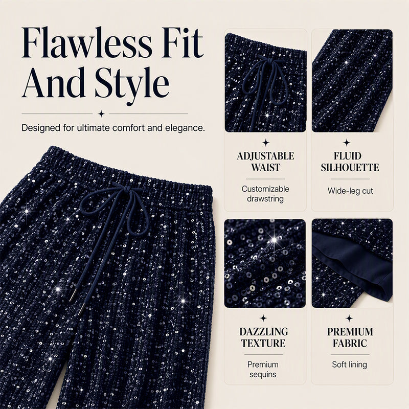 🛍️🔥Last Day Special Price £23.99!!👖Women's Elastic Waist Straight-Leg Pants