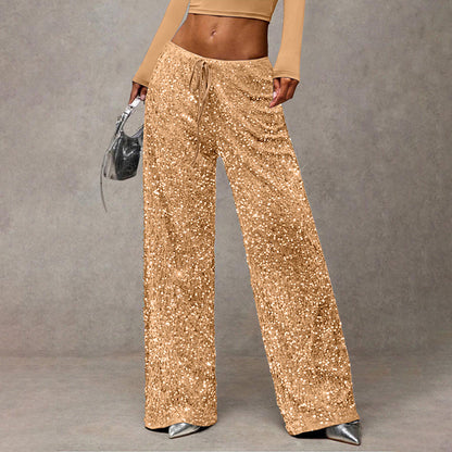 🛍️🔥Last Day Special Price £23.99!!👖Women's Elastic Waist Straight-Leg Pants
