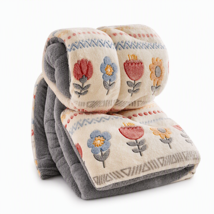 Sherpa Fleece Comforter – Double-Sided Soft Velvet